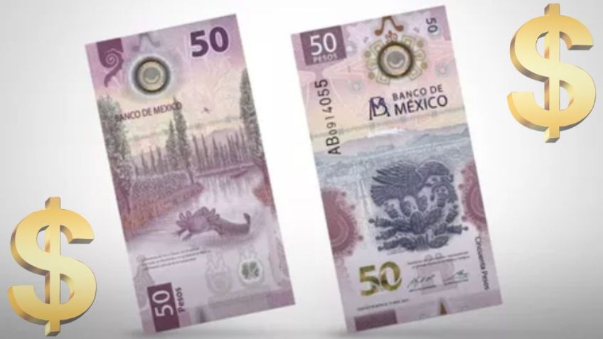 El billete de 50 pesos con ERROR de IMPRESIÓN por el que piden 66 mil pesos