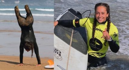 Nació sin piernas, venció a la adversidad y es una de las mejores surfeadoras del mundo | VIDEO