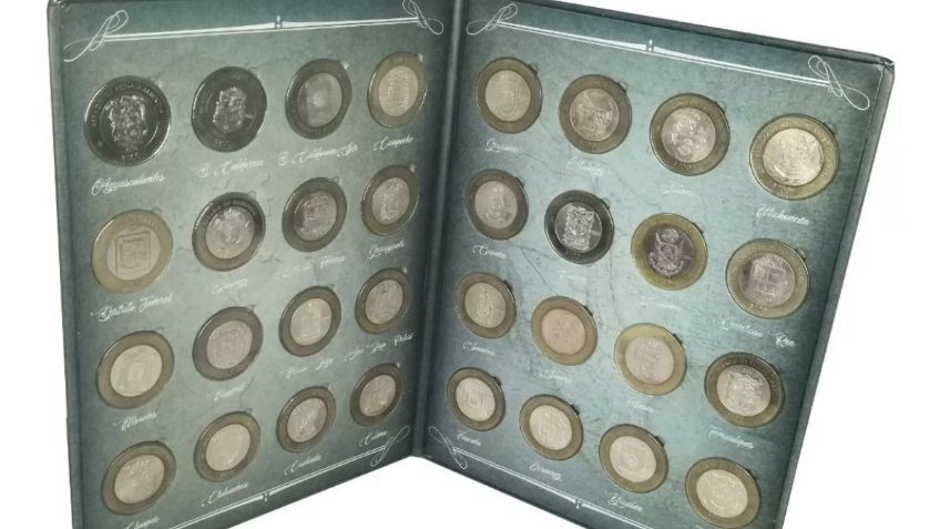 Checa la hermosa colección de monedas por la que piden casi 30 mil pesos | FOTOS