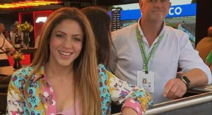 Captan a Shakira en el GP de España 2023 ¿Fue a ver a Lewis Hamilton?