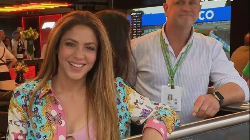 Captan a Shakira en el GP de España 2023 ¿Fue a ver a Lewis Hamilton?