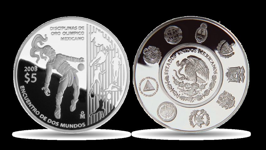 Conoce la moneda de PLATA con deportes olímpicos por la que dan hasta 10,000 pesos (FOTOS)