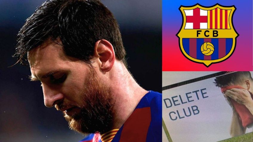 Los MEMES se BURLAN del Barcelona y lo llaman "equipo chico" por despedida a Messi