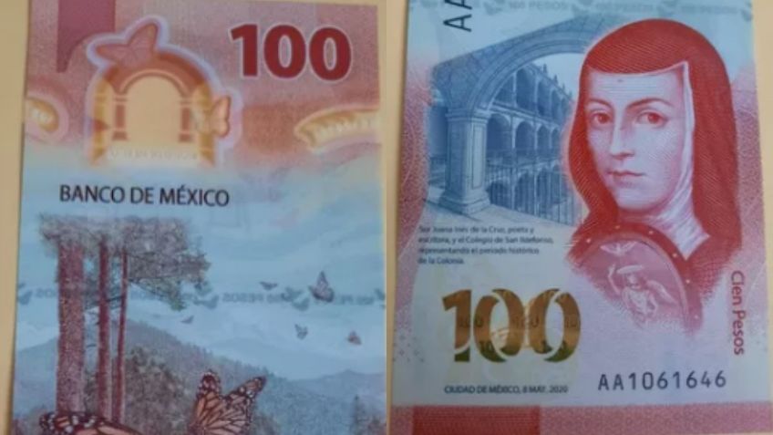 Piden 5 MILLONES de pesos por este billete de 100 pesos con errores de impresión