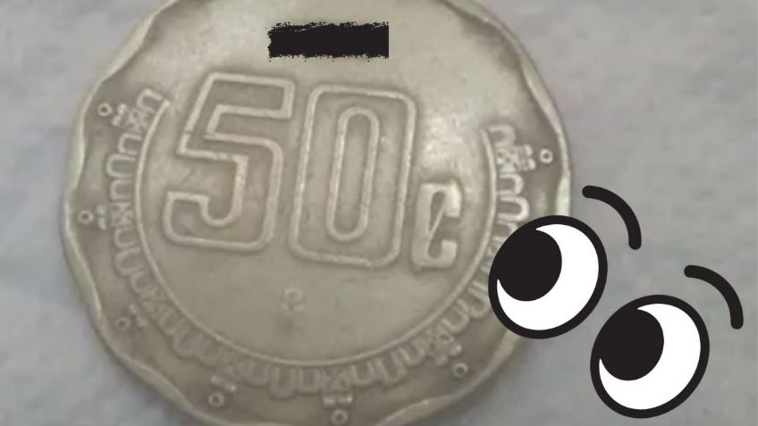 La moneda de 50 centavos con “error de fecha” que vale 23 mil pesos | Características