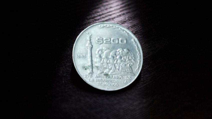 Rara moneda de 200 pesos se vende por hasta 100 mil pesos en internet