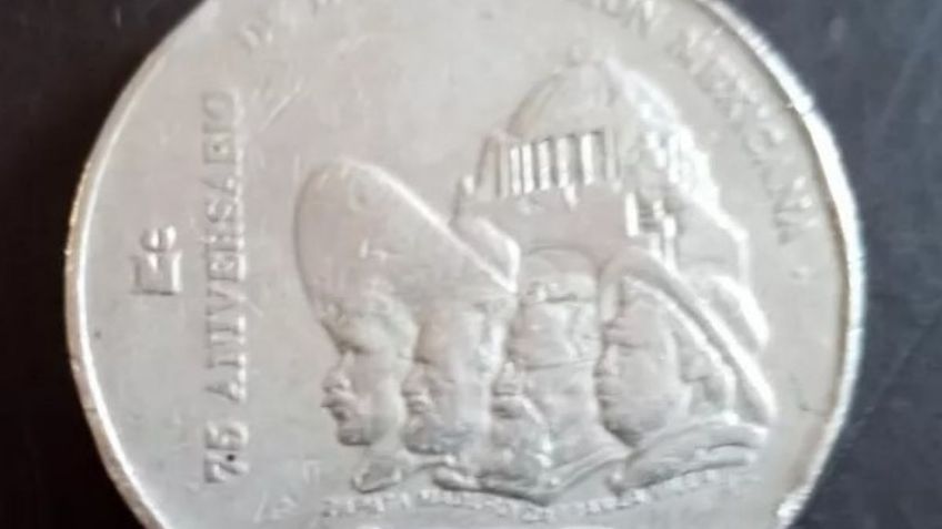 ¿Cómo es la moneda antigua que se vende por 100 mil pesos? (FOTOS)