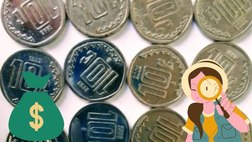 La colección de monedas de 10 centavos que se vende en 56 mil pesos; ¿qué características tienen?