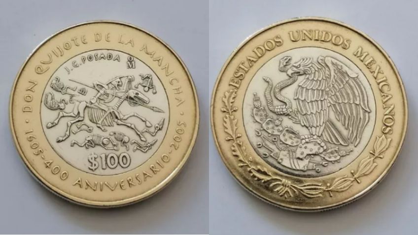 ¿La tienes? Esta es la moneda de 100 pesos que vale 15 MILLONES de PESOS en internet
