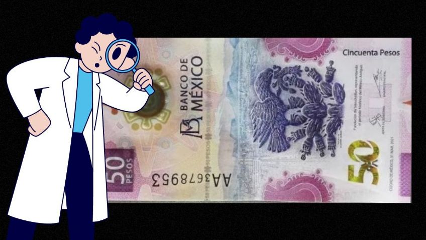 ¿Cuál es la CARACTERÍSTICA de este billete de 50 pesos por el que piden más de 2 millones?
