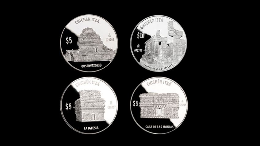 4 monedas de PLATA de Chichén Itzá se venden hasta por 13 mil pesos | Características