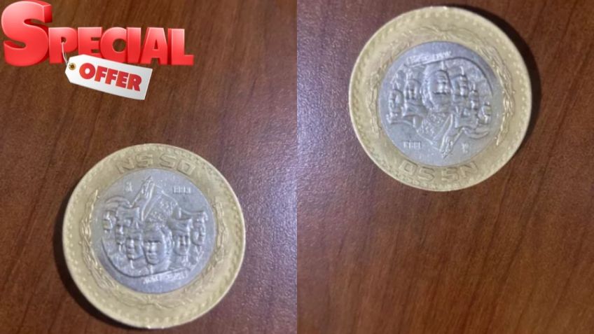 Conoce la moneda de 50 pesos por la que exigen 40 mil en internet | Características