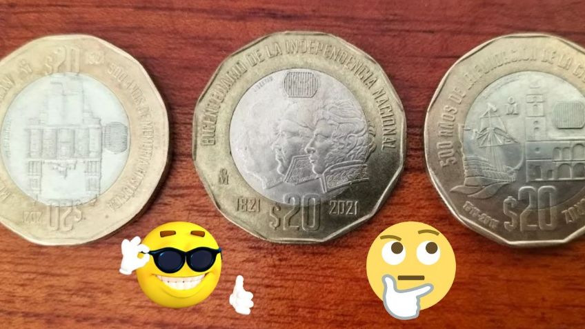 ¿Cómo reconocer las 3 monedas de 20 pesos por las que exigen 50 mil pesos en internet?