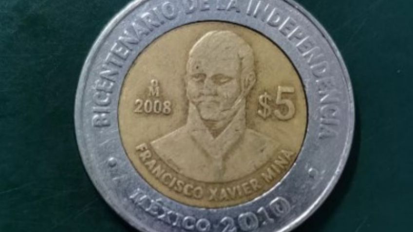 ¿Cómo reconocer la moneda de 5 pesos por la que exigen 200 mil pesos en internet?