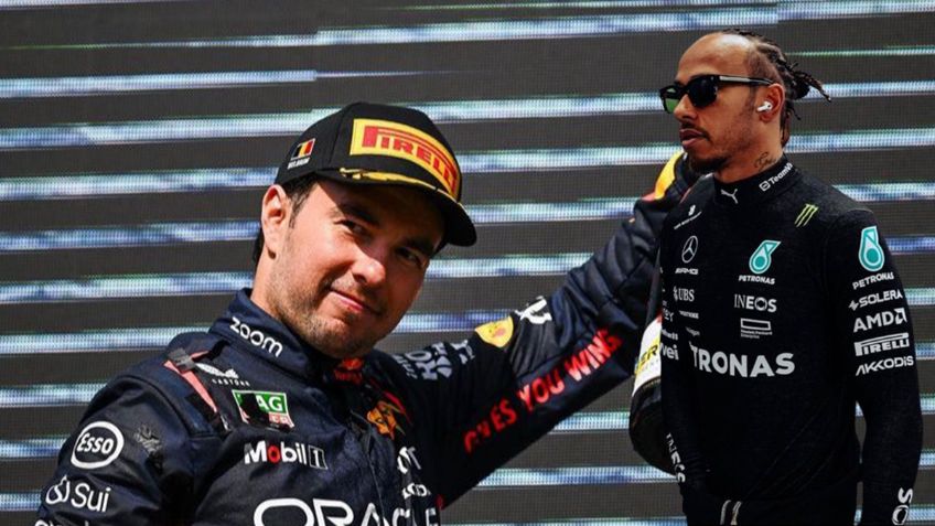 F1: Checo Pérez desata envidias tras su podio en el GP de Bélgica y Hamilton le manda un duro mensaje