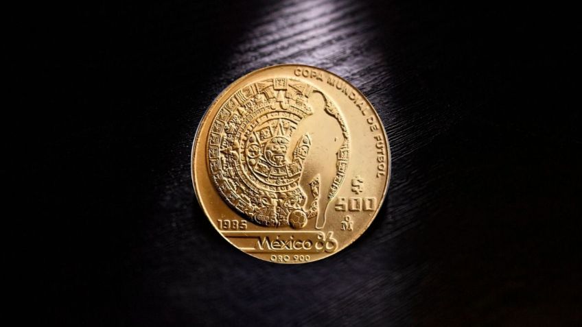 Moneda de ORO del Mundial de 1986 se vende por casi 30 mil pesos | Características