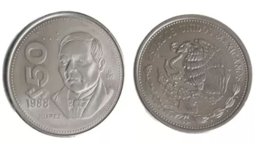 Conoce la moneda de 50 pesos por la que exigen 30 mil pesos | Características