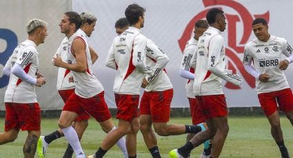 Jugadores del Flamengo se PELEAN en el entrenamiento; uno de ellos tendría fractura de nariz