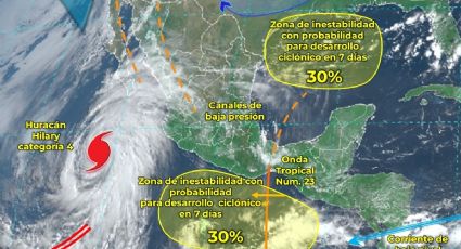 Huracán Hilary provocará fuertes LLUVIAS en estos estados HOY sábado 19 de agosto | SMN