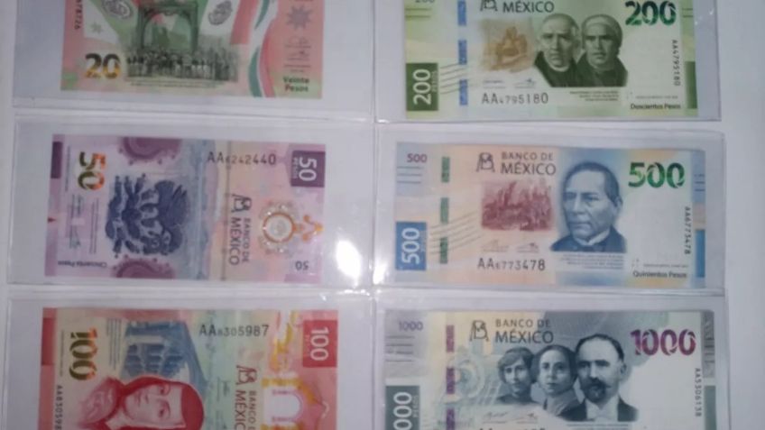 Colección de billetes se vende por millón 200 mil pesos en internet | Características
