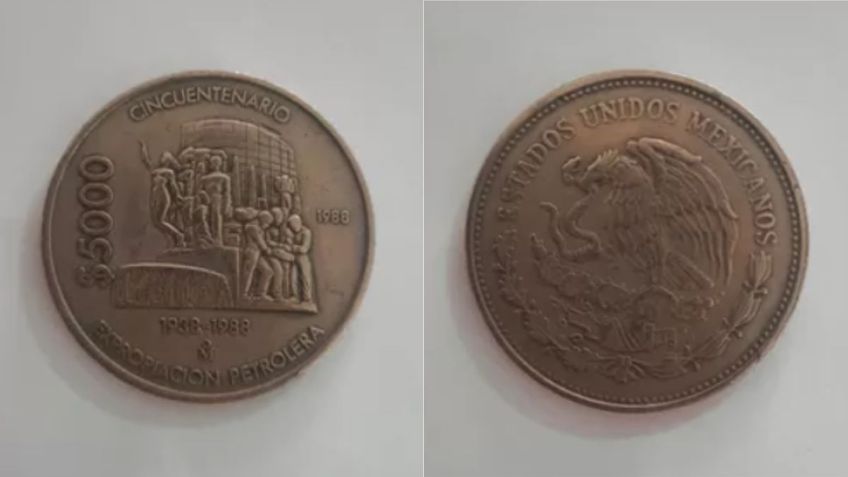 Conoce la moneda de 5 mil pesos que se vende en 70 mil pesos | Características