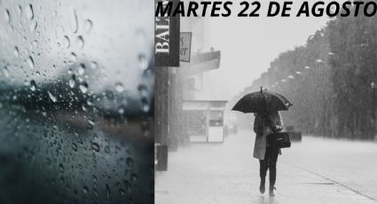 Ciclón Tropical 9: Los 20 ESTADOS con lluvias y torrenciales hoy martes 22 de agosto