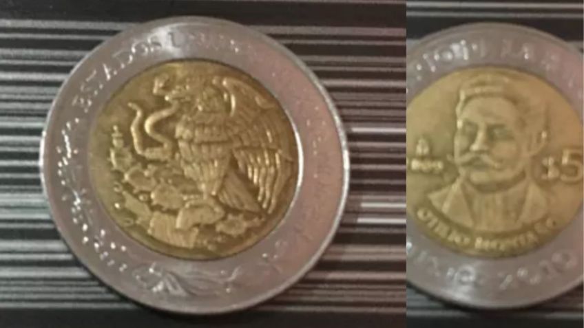 Exigen 49 mil pesos por esta moneda de 5 pesos; ¿cuáles son sus características?