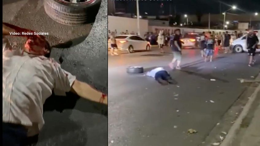 Denuncian brutal GOLPIZA de aficionados del Monterrey a trabajadores de una ambulancia (VIDEO)