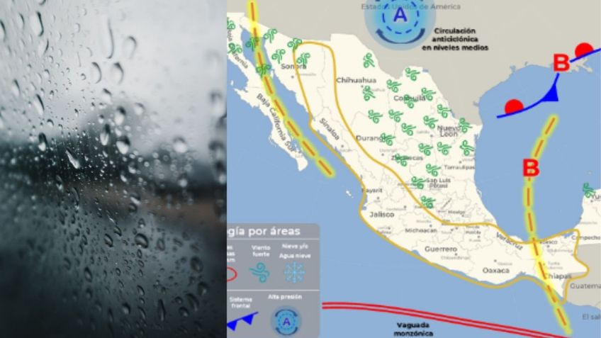 Monzón Mexicano: 21 estados sufrirán LLUVIAS muy FUERTES hoy viernes 1 de septiembre