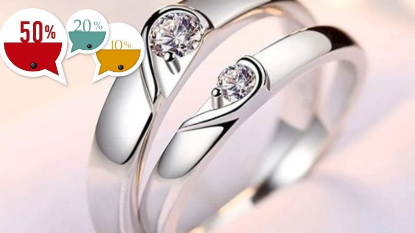 Checa las 5 mejores PROMOCIONES de ANILLOS de promesa para tu pareja | Precios 2023