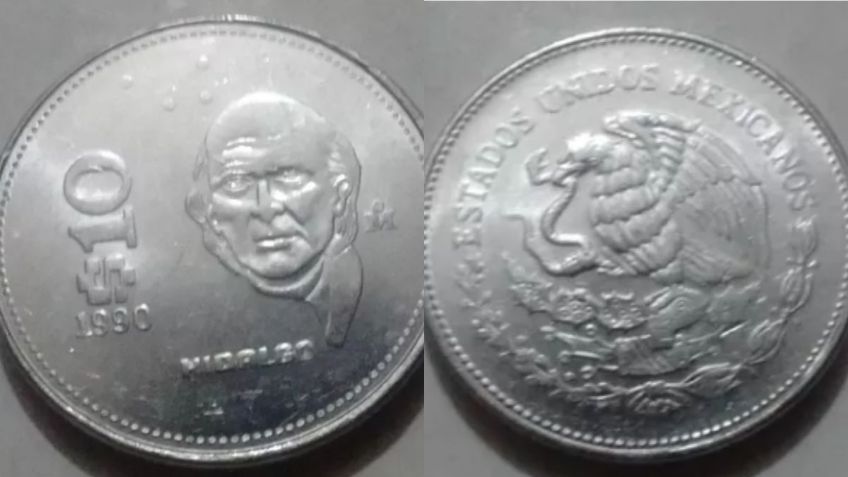 ¿Cuál es la característica de esta moneda de 10 pesos por la que exigen 35 mil pesos en internet?
