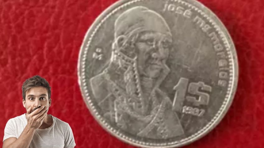 Conoce la moneda de 1 peso que se vende a 10 mil pesos en internet