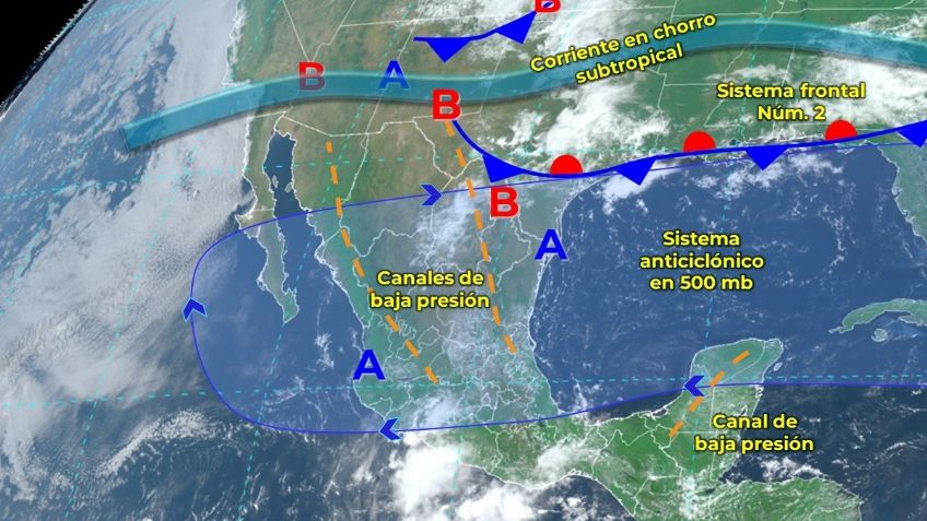 Frente Frío 2 y monzón mexicano provocarán LLUVIAS en estos estados HOY sábado 16 de septiembre