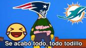 NFL: Los MEMES se burlan de la paliza que los Dolphins le dieron a los Patriots