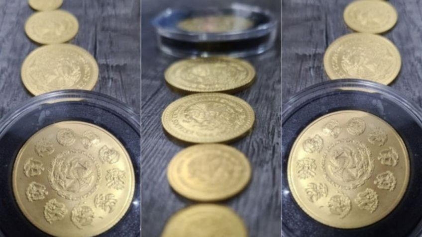 Checa la serie de 5 monedas de ORO que se vende por 130 mil pesos | Características