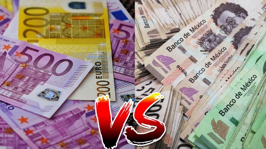 Así amaneció el EURO y la Libra Esterlina frente al peso mexicano HOY MARTES 19 de septiembre