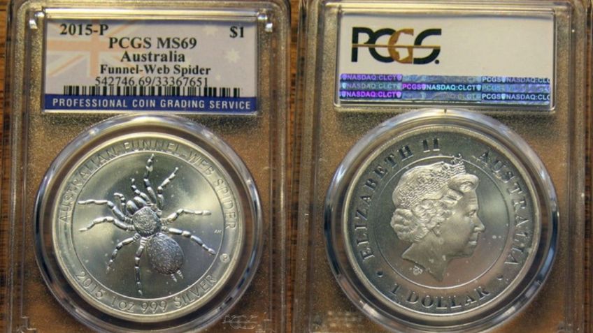 Conoce la moneda de PLATA con una araña que se vende por casi 4 mil pesos | Características