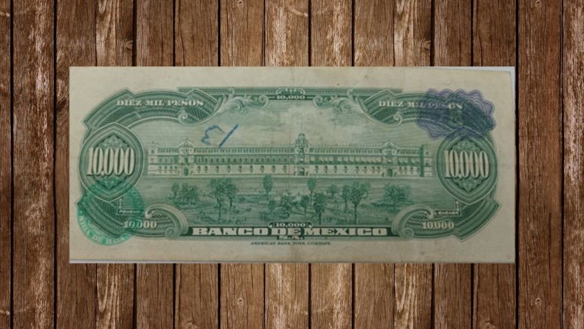 Características del billete con el Palacio Nacional que se vende en casi 20 mil pesos en internet