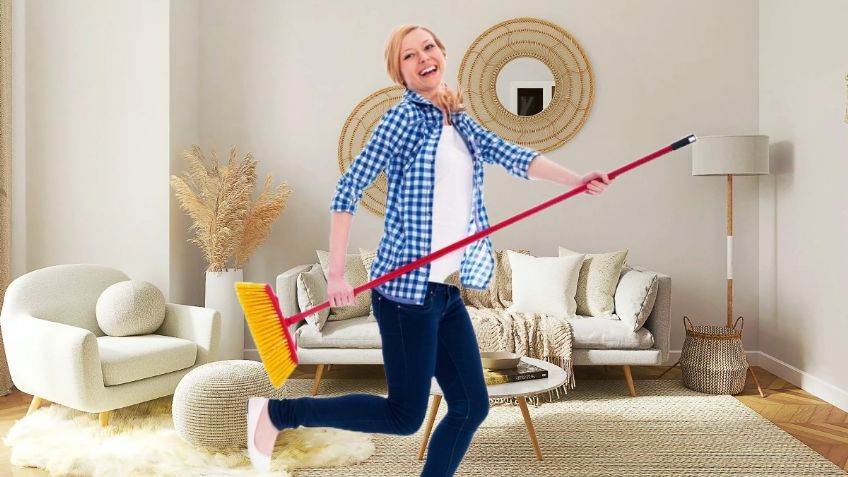 EJERCICIO sencillo con una escoba para adelgazar los brazos en una semana | Tips