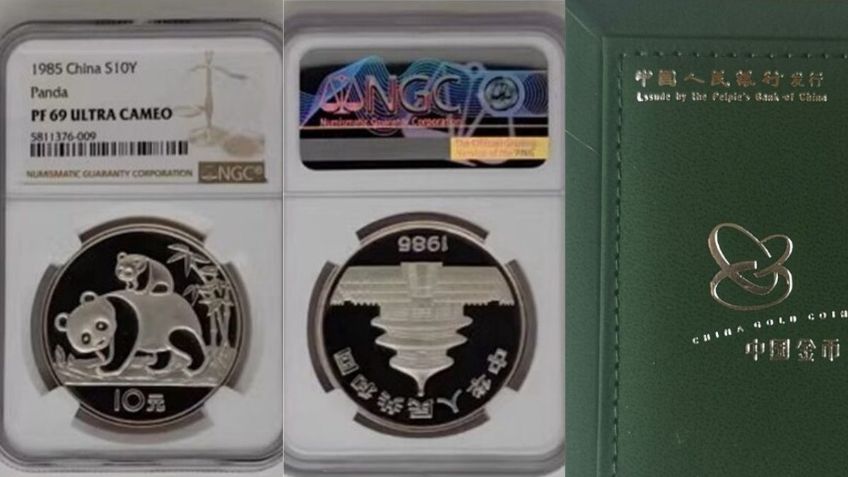 Colección de monedas de PLATA con pandas se vende por 200 mil pesos | Características