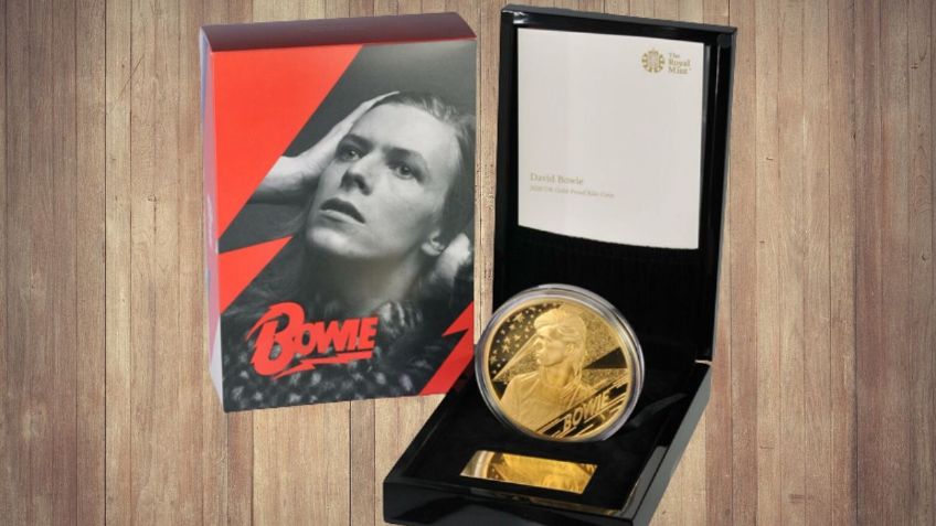 Moneda de ORO del legendario David Bowie se vende por más de 1 millón de pesos
