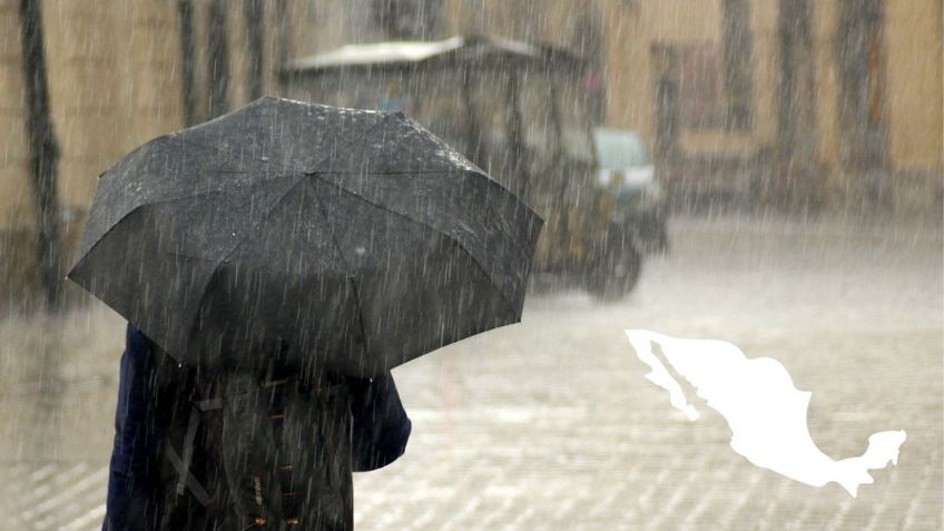 Estos son los ESTADOS que tendrán LLUVIAS FUERTES en México HOY 27 de septiembre