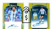 Piden casi 2 millones de pesos por tarjetas firmadas de Messi y Maradona | Características