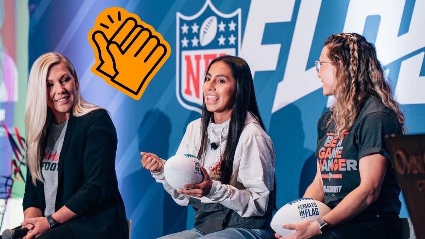 Ella es Diana Flores, histórica de Borregos Monterrey que apareció en el Super Bowl LVII