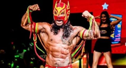 Dragón Rojo Jr, la historia de un luchador con 5 operaciones de rodilla que se jugará su máscara