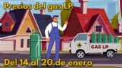 ¡Volvió a subir! Lista de precios del Gas LP del 14 al 20 de enero de 2024