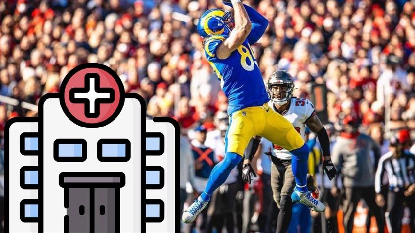 Así fue la terrible lesión de TE Tyler Higbee en el partido ante Detroit | VIDEO