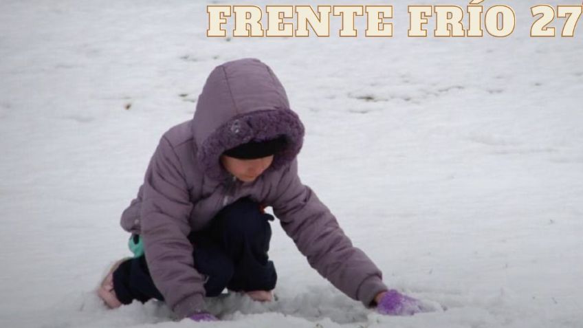 ¿Qué estados tendrán -10 grados por el Frente Frío 27 hoy martes 16 de enero?