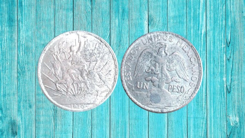 ¿Por qué una moneda de plata de 1910 se vende en 100 mil pesos?