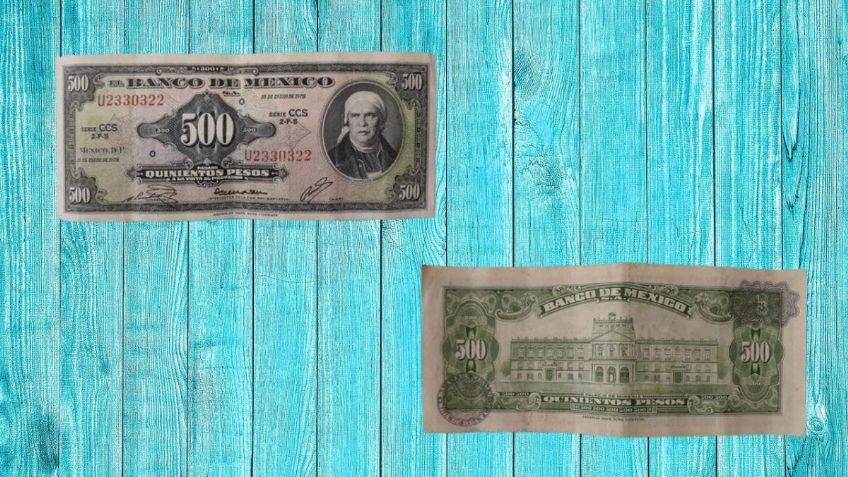 Raro billete con el Palacio de Minería se vende por 6.5 millones de pesos | Características
